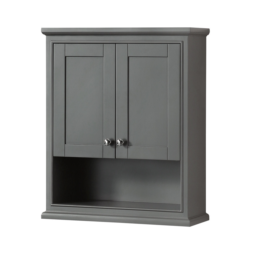 Modern Bathroom Wall Cabinet
 Deborah Over Toilet Wall Cabinet by Wyndham Collection