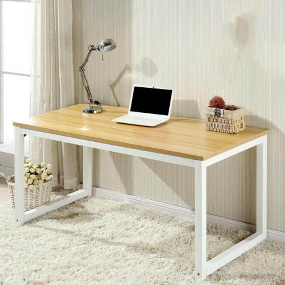 Modern Bedroom Desk
 Modern Walnut Wooden & Metal puter PC Home fice Desk