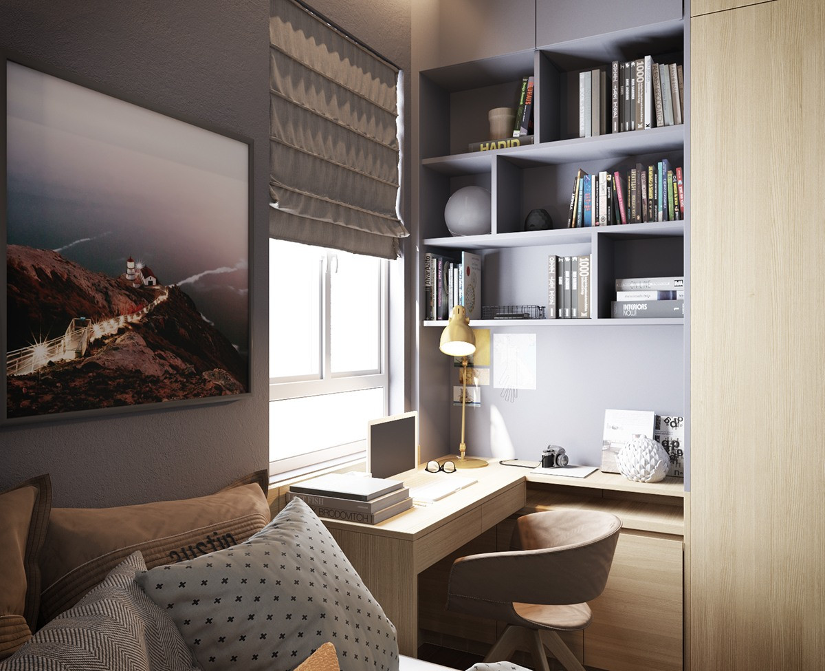 Modern Bedroom Desk
 Grey Bedrooms Ideas To Rock A Great Grey Theme