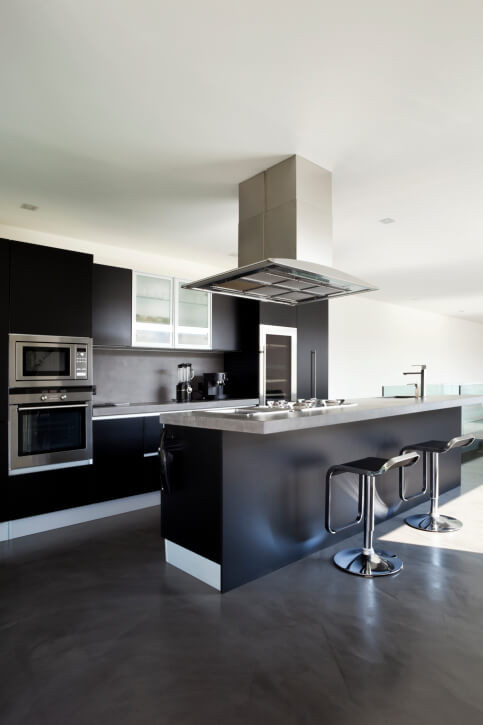 Modern Black Kitchen Cabinets
 52 Dark Kitchens with Dark Wood and Black Kitchen Cabinets