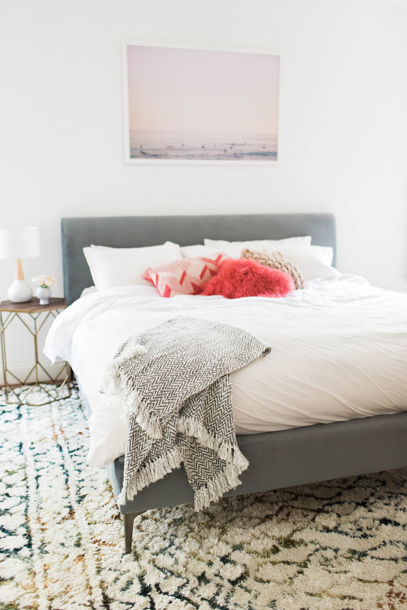 Modern Bohemian Bedroom
 Our Beachy Boho Bedroom Green Wedding Shoes