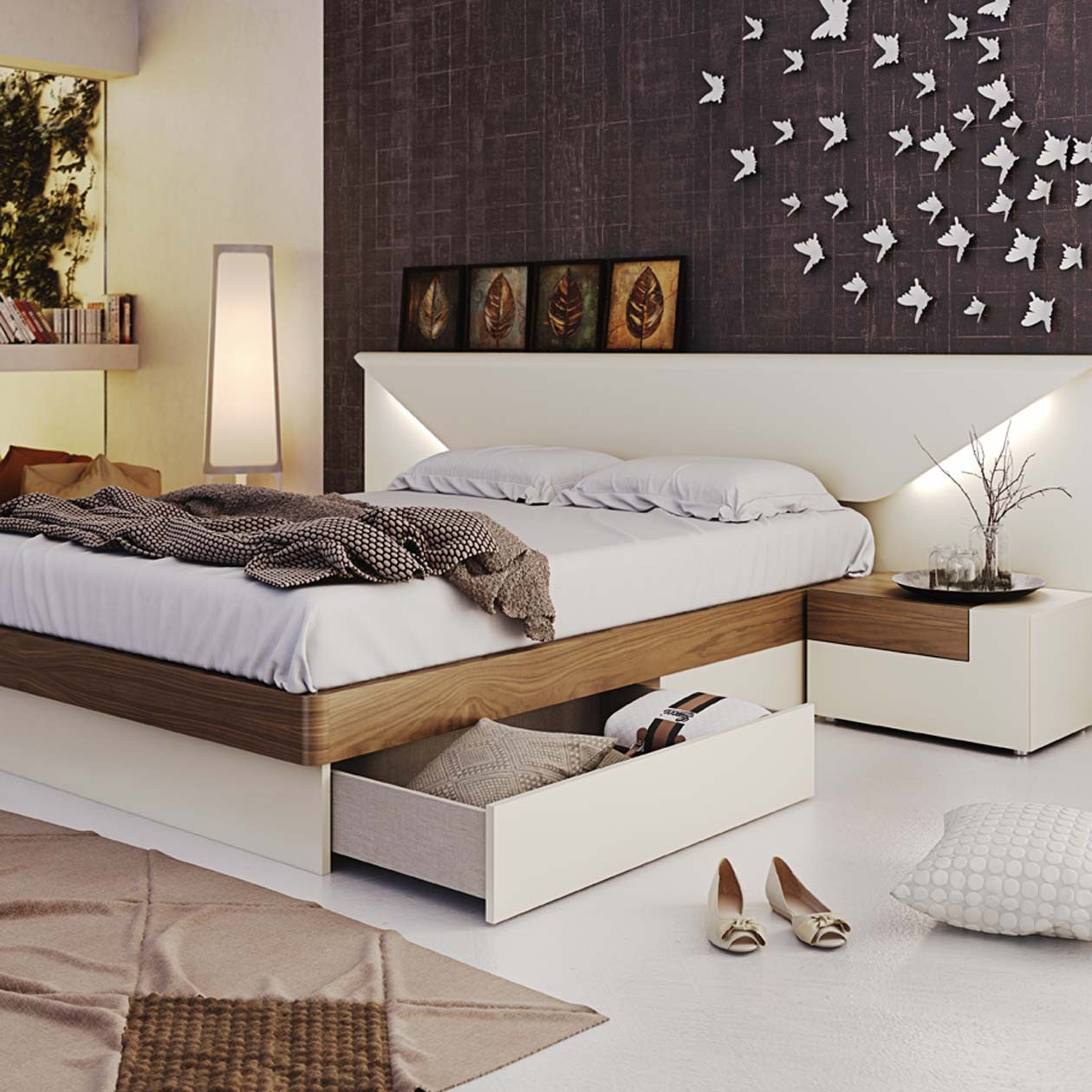 Modern Contemporary Bedroom Sets
 Elena Modern Italian Bedroom set N Star Modern Furniture