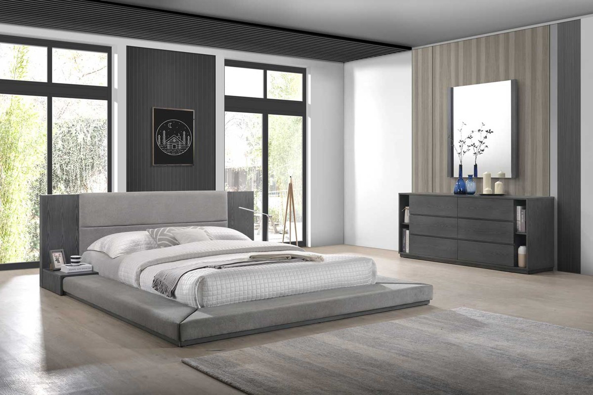 Modern Contemporary Bedroom Sets
 Nova Domus Jagger Modern Grey Bedroom Set