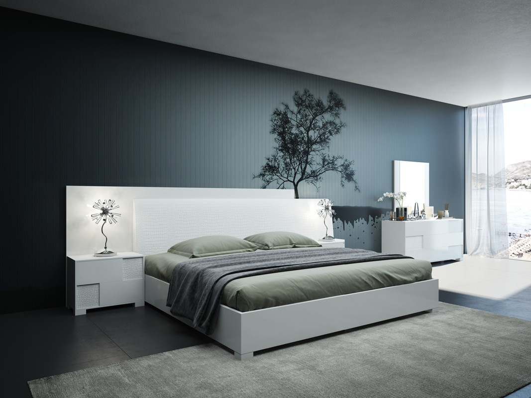 Modern Contemporary Bedroom Sets
 Modrest Monza Italian Modern White Bedroom Set