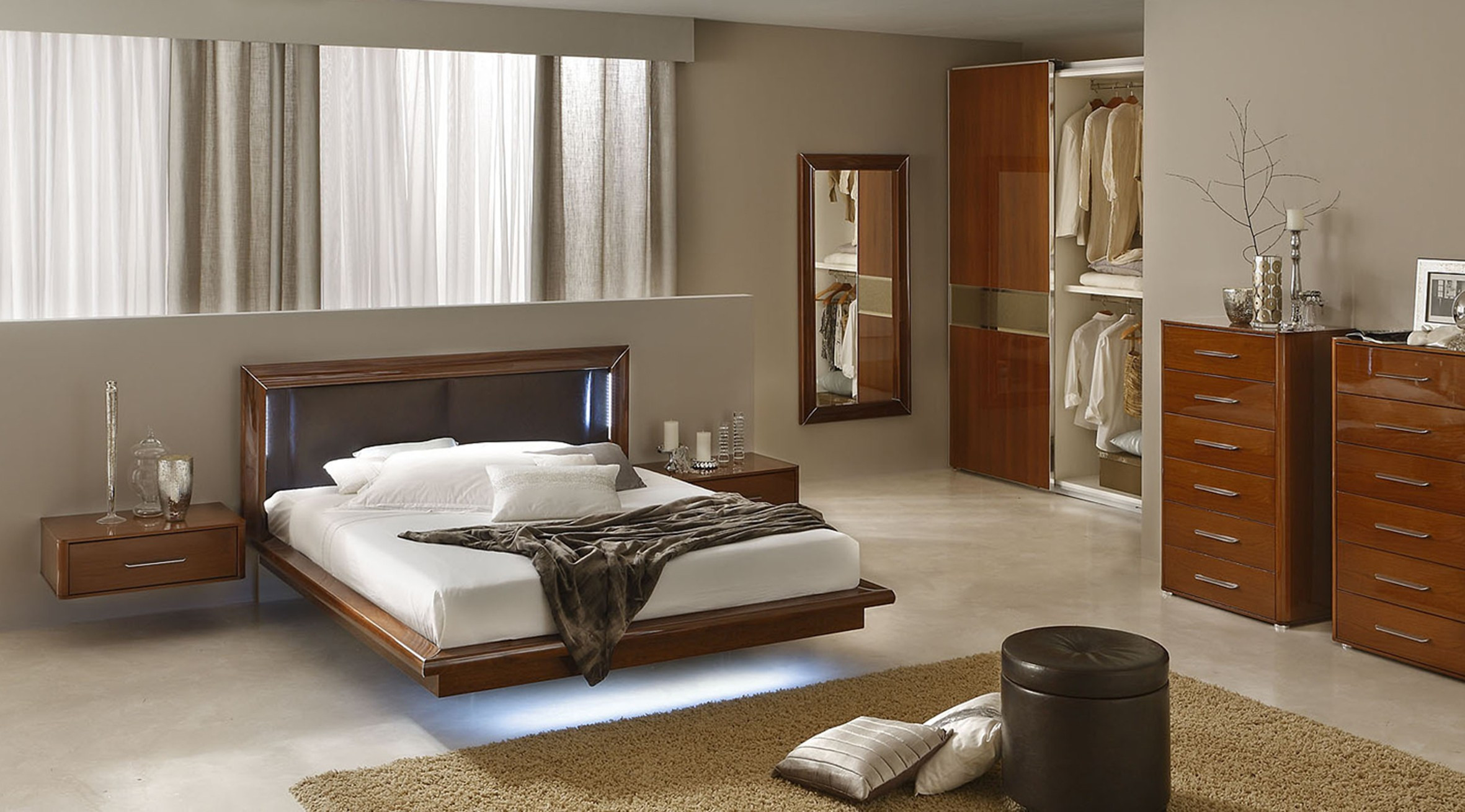 Modern Contemporary Bedroom Sets
 Sky Modern Italian Bedroom set N Contemporary