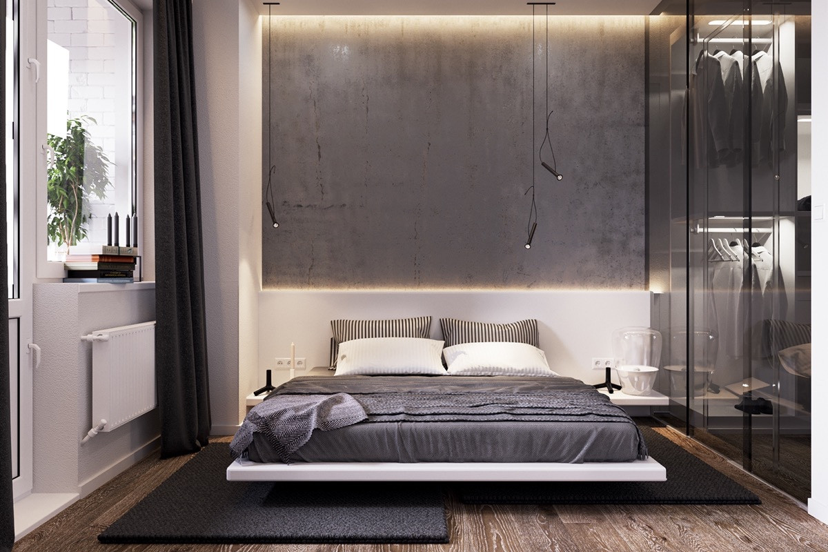 Modern Gray Bedroom
 42 Gorgeous Grey Bedrooms