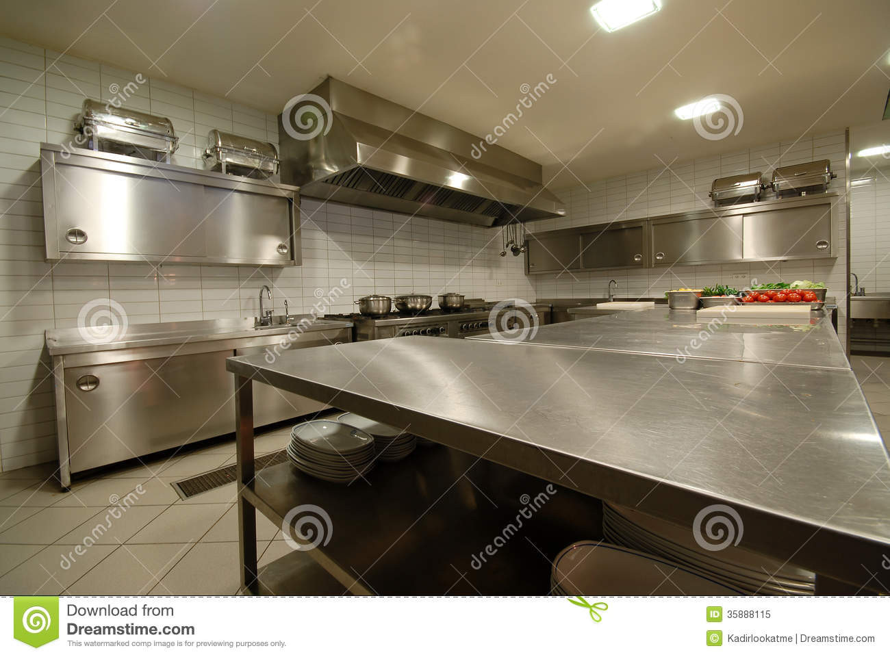 Modern Kitchen Restaurant
 Modern Kitchen In Restaurant Royalty Free Stock