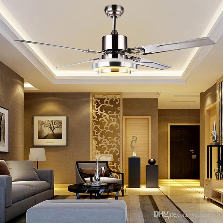 Modern Living Room Ceiling Fan
 Best With Remote Control Ceiling Fan Light Minimalist