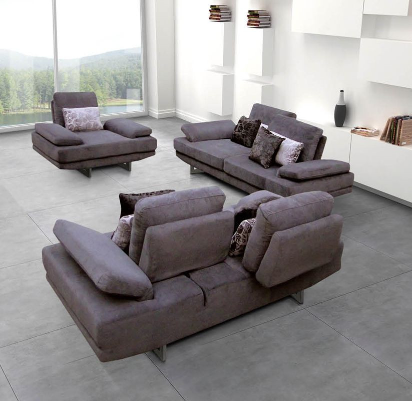 Modern Living Room Sets
 Contemporary Fabric Living Room Sofa Set with Adjustable
