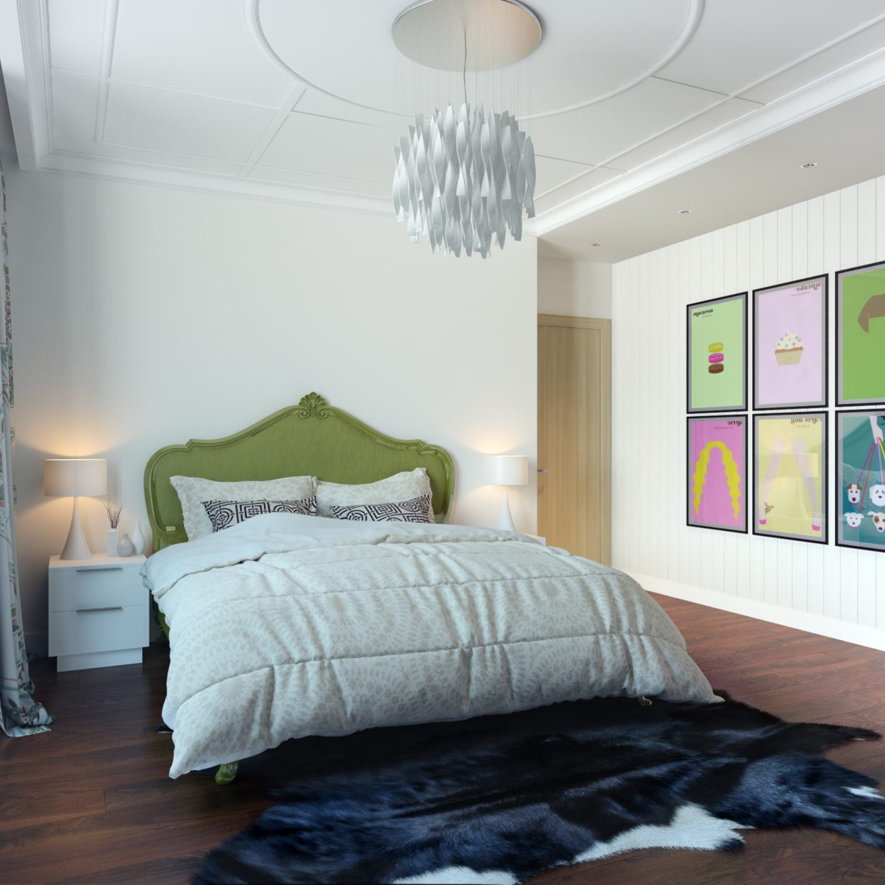 Modern Pop Design For Bedroom
 Modern Pop Art Style Apartment