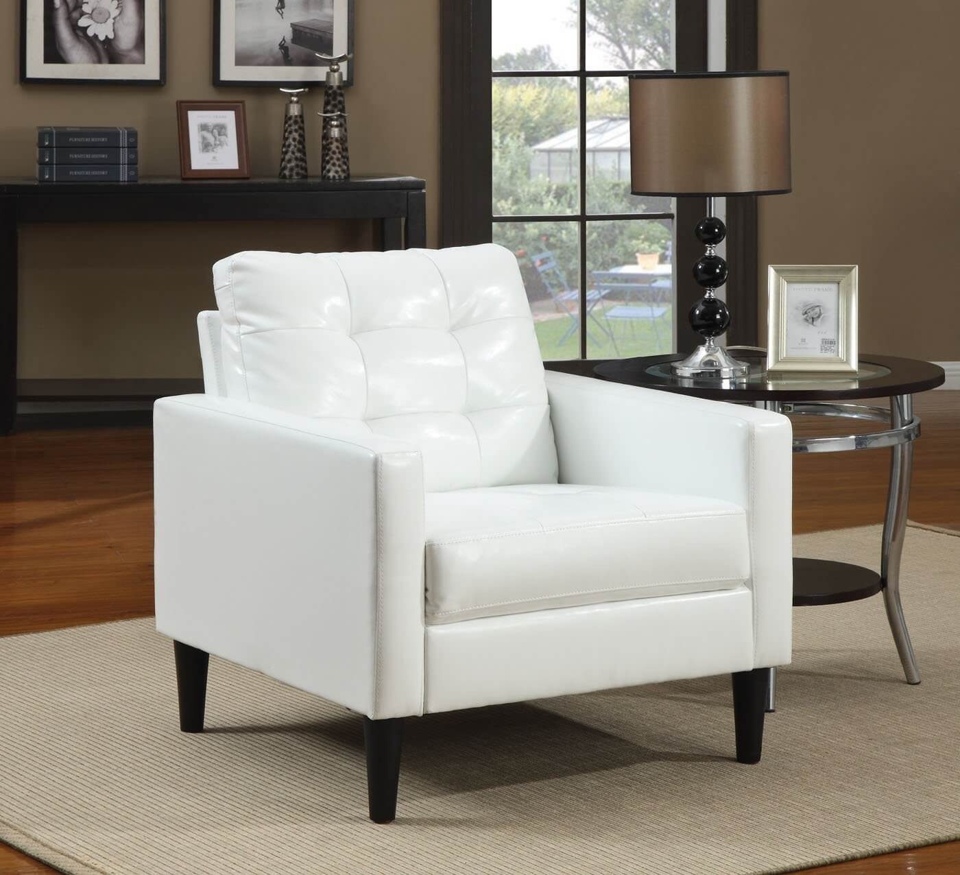 Modern White Living Room Furniture
 37 White Modern Accent Chairs for the Living Room