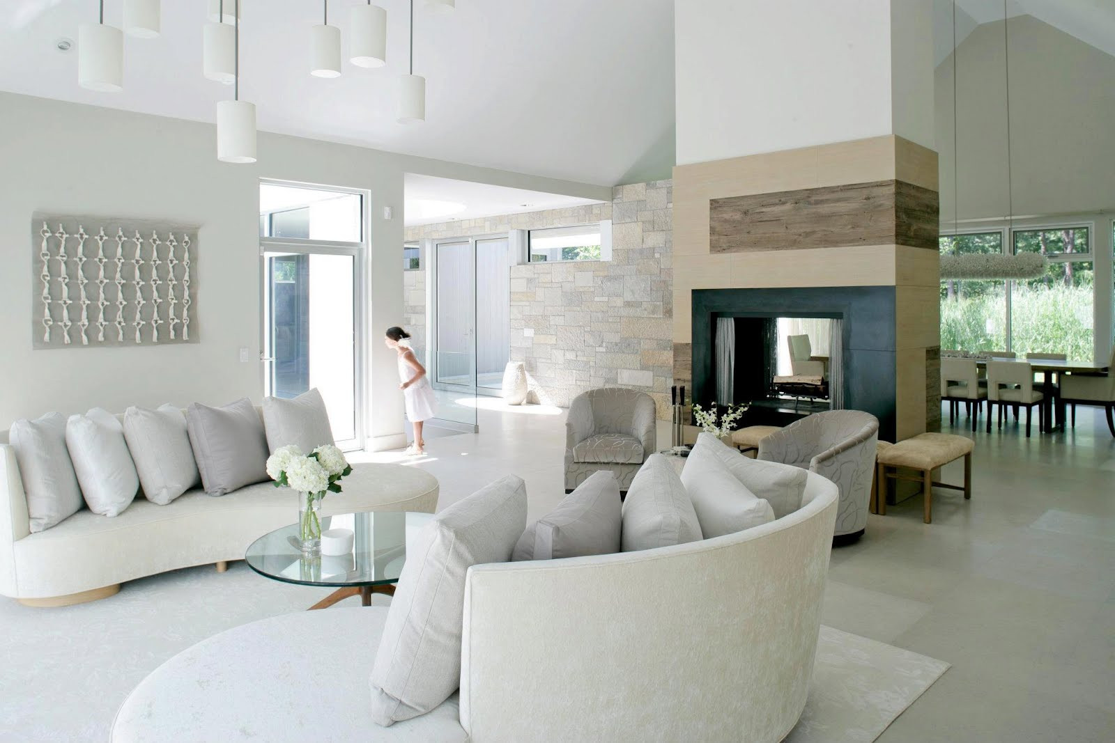 Modern White Living Room Furniture
 SEE THIS HOUSE WHITE ON WHITE IN A MODERN HAMPTONS