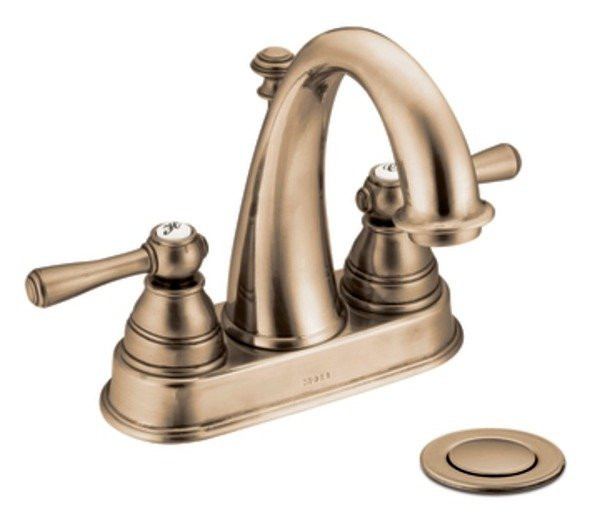 Moen Bronze Bathroom Faucet
 Moen 6121AZ Kingsley Two Handle High Arc Bathroom Faucet