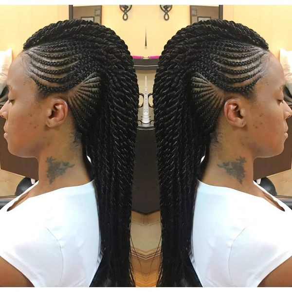 Mohawk Braid Hairstyles
 Mohawk Braid Hairstyles Black Braided Mohawk Hairstyles