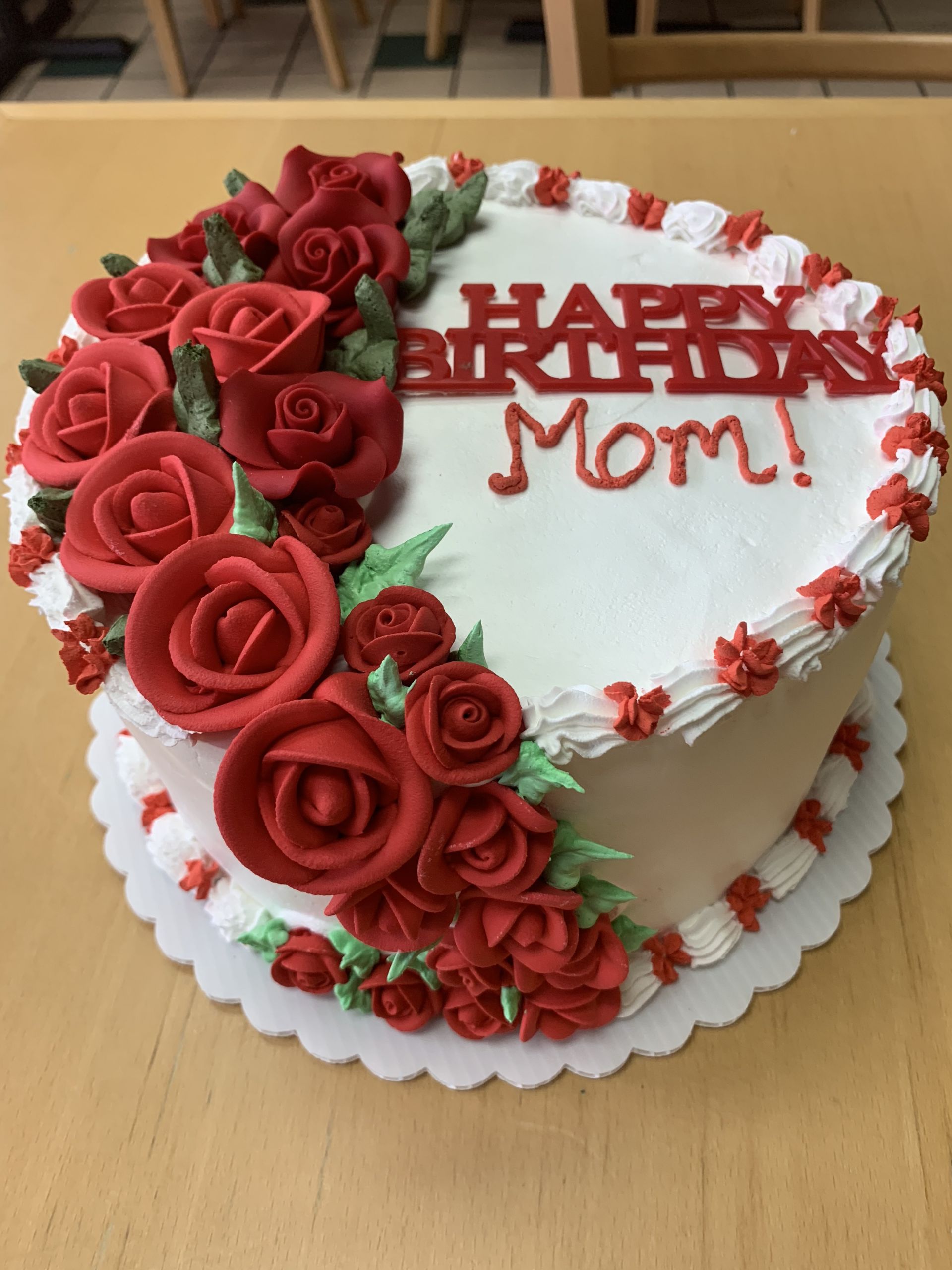 Mom Birthday Cakes
 Red Rose Birthday Cake For Mom – Wild Berries Bakery and Cafe