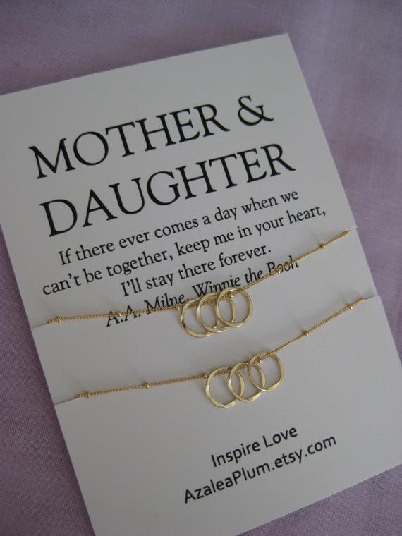 Mom Birthday Gifts From Daughter
 Mother Daughter Jewelry 60th birthday Gift Mother by