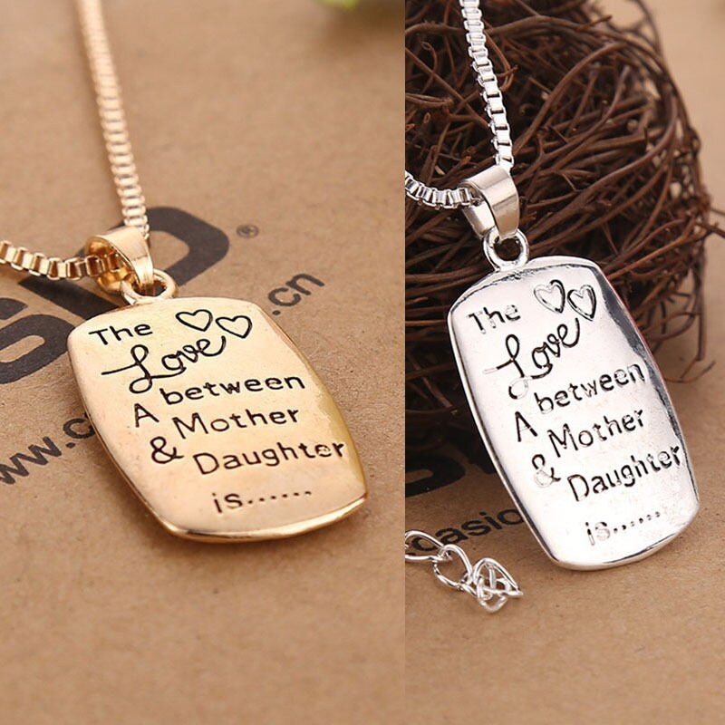 Mom Birthday Gifts From Daughter
 Special Love Mother Daughter Necklace Pendant Present