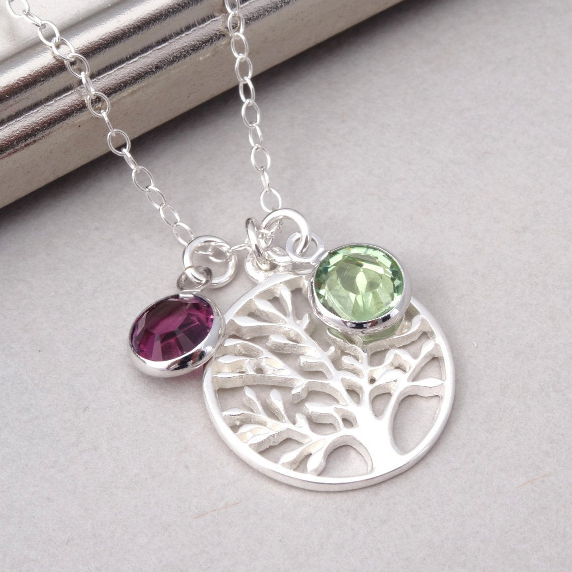 Mom Necklace With Birthstones
 Mothers Necklace Birthstone Necklace Family Necklace