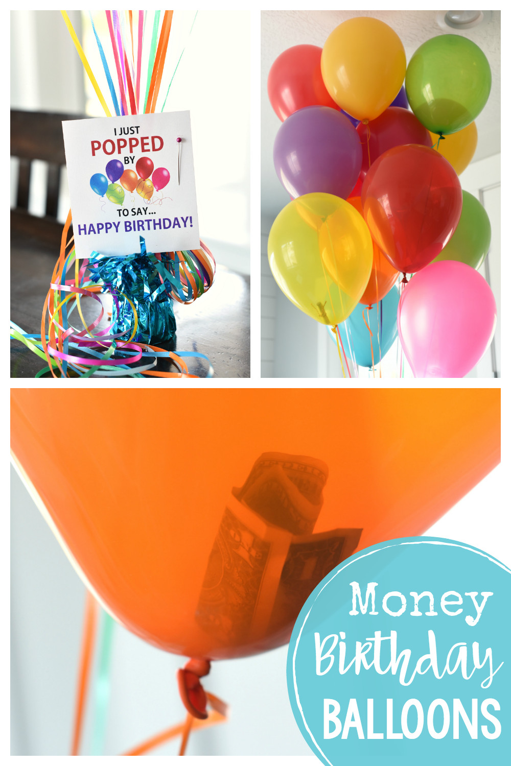 Money Gift Ideas For Birthdays
 Money Gift Ideas Birthday Balloons – Fun Squared