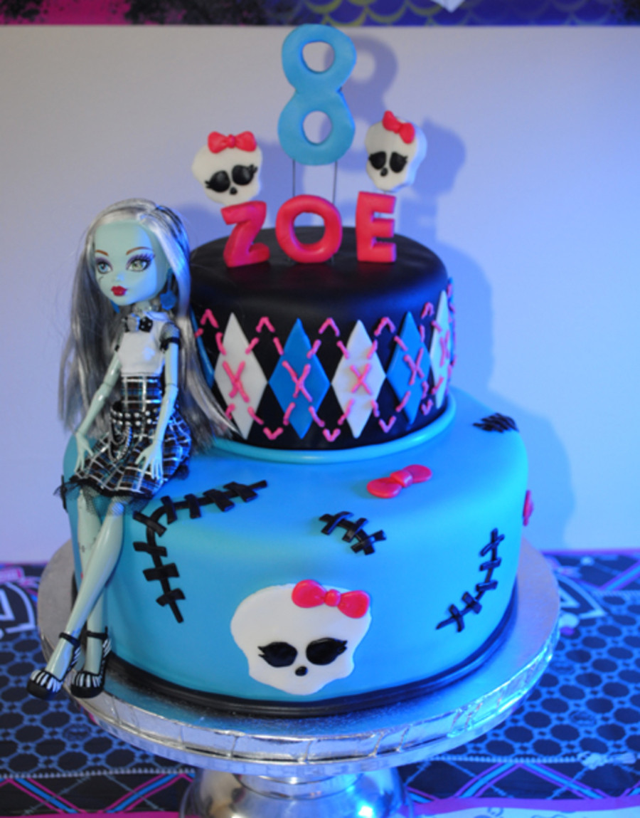 Monster High Birthday Cakes
 Monster High Frankie Stein Birthday Cake CakeCentral