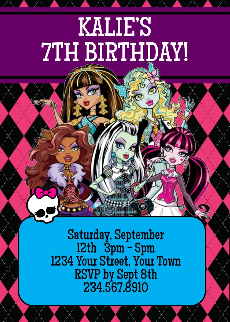 Monster High Birthday Party Games
 Awesome Monster High Party Games DIY and Printables