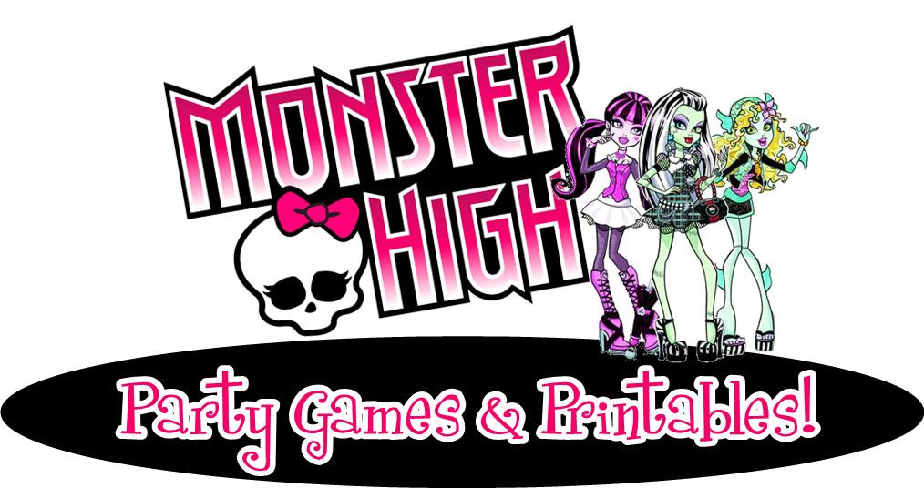 Monster High Birthday Party Games
 Awesome Monster High Party Games DIY and Printables