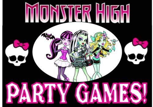 Monster High Birthday Party Games
 This site is GREAT if you are planning a Monster High