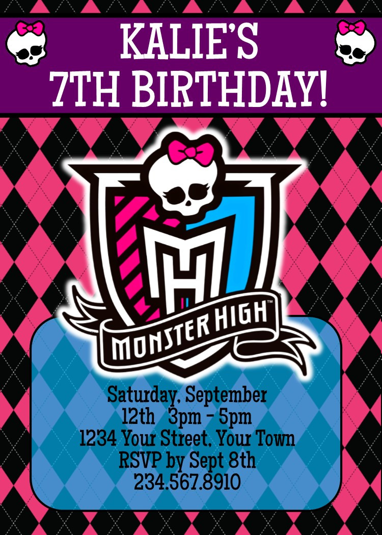 Monster High Birthday Party Games
 Awesome Monster High Party Games DIY and Printables