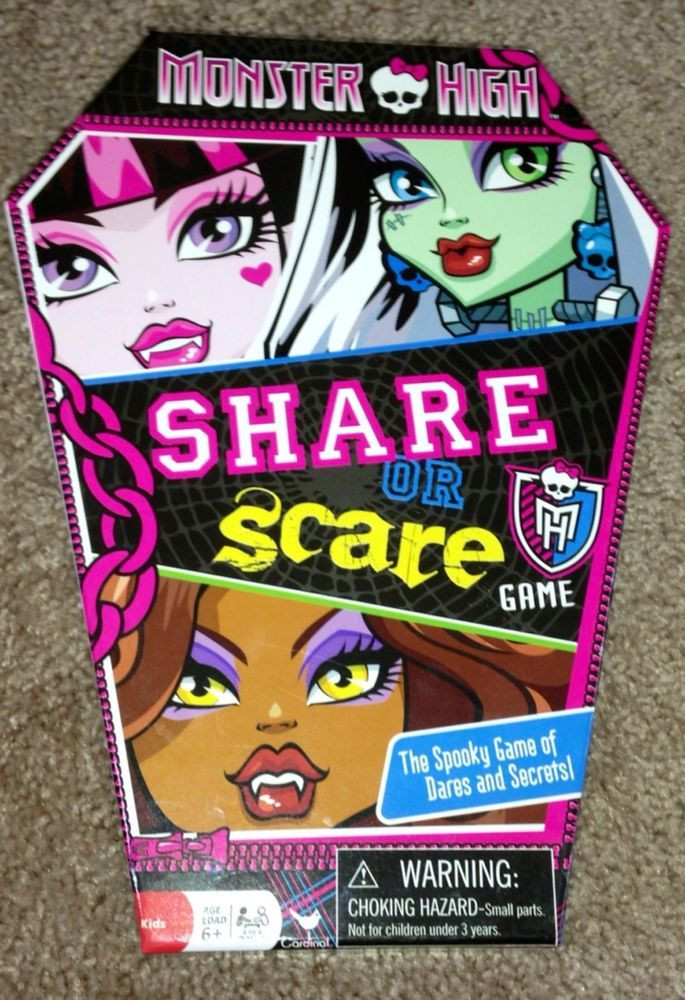 Monster High Birthday Party Games
 Monster High Dolls or Scare Game New Board Game