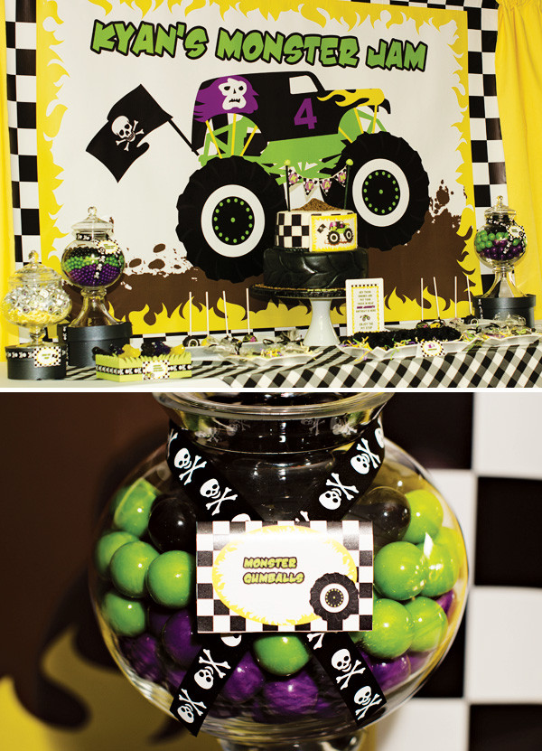 Monster Jam Birthday Party
 Epic Grave Digger Themed Monster Jam Party Hostess with