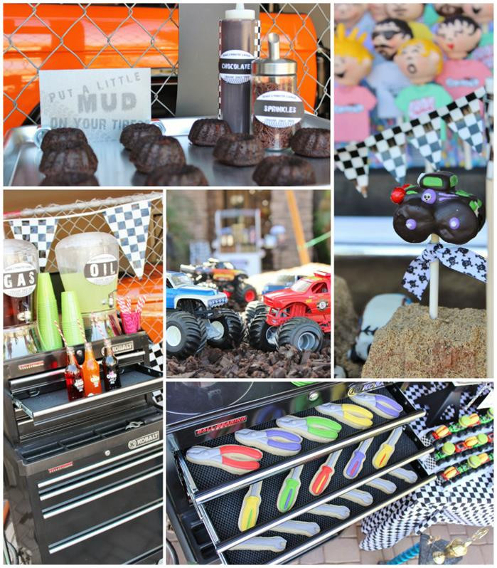 Monster Jam Birthday Party
 Kara s Party Ideas Monster Jam Truck Party Planning Ideas