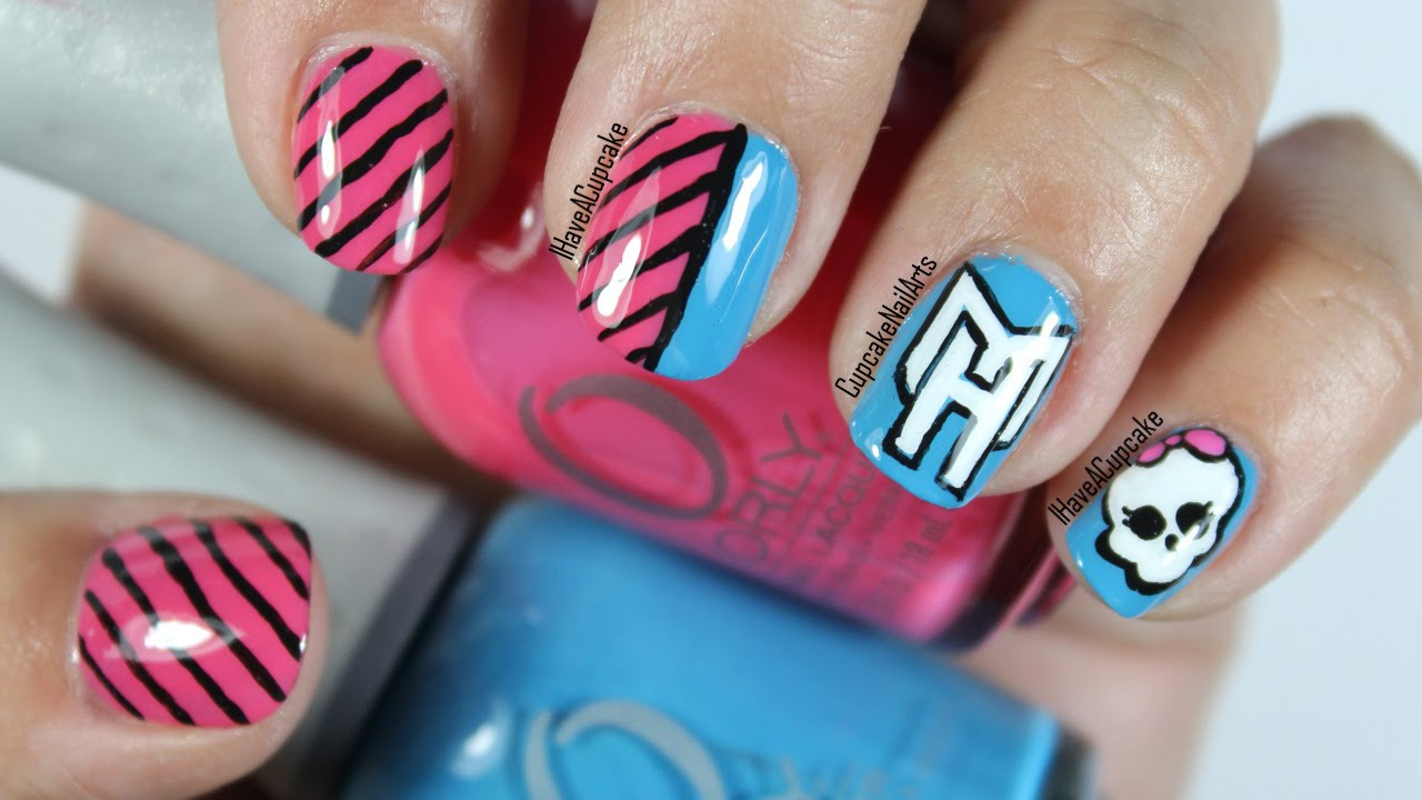 Monster Nail Designs
 Monster High Nail Art