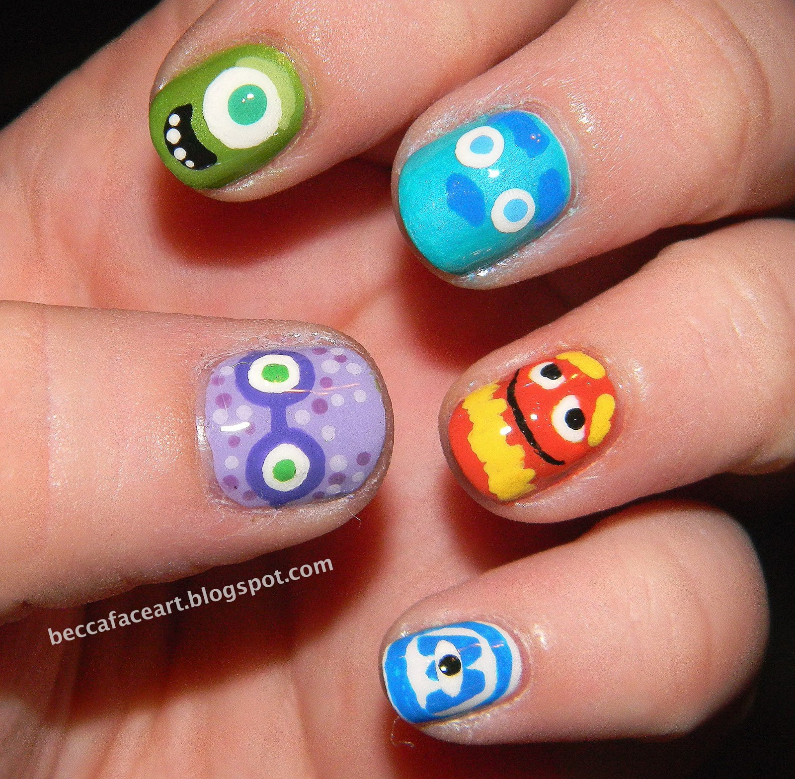 20 Of the Best Ideas for Monster Nail Designs - Home, Family, Style and 