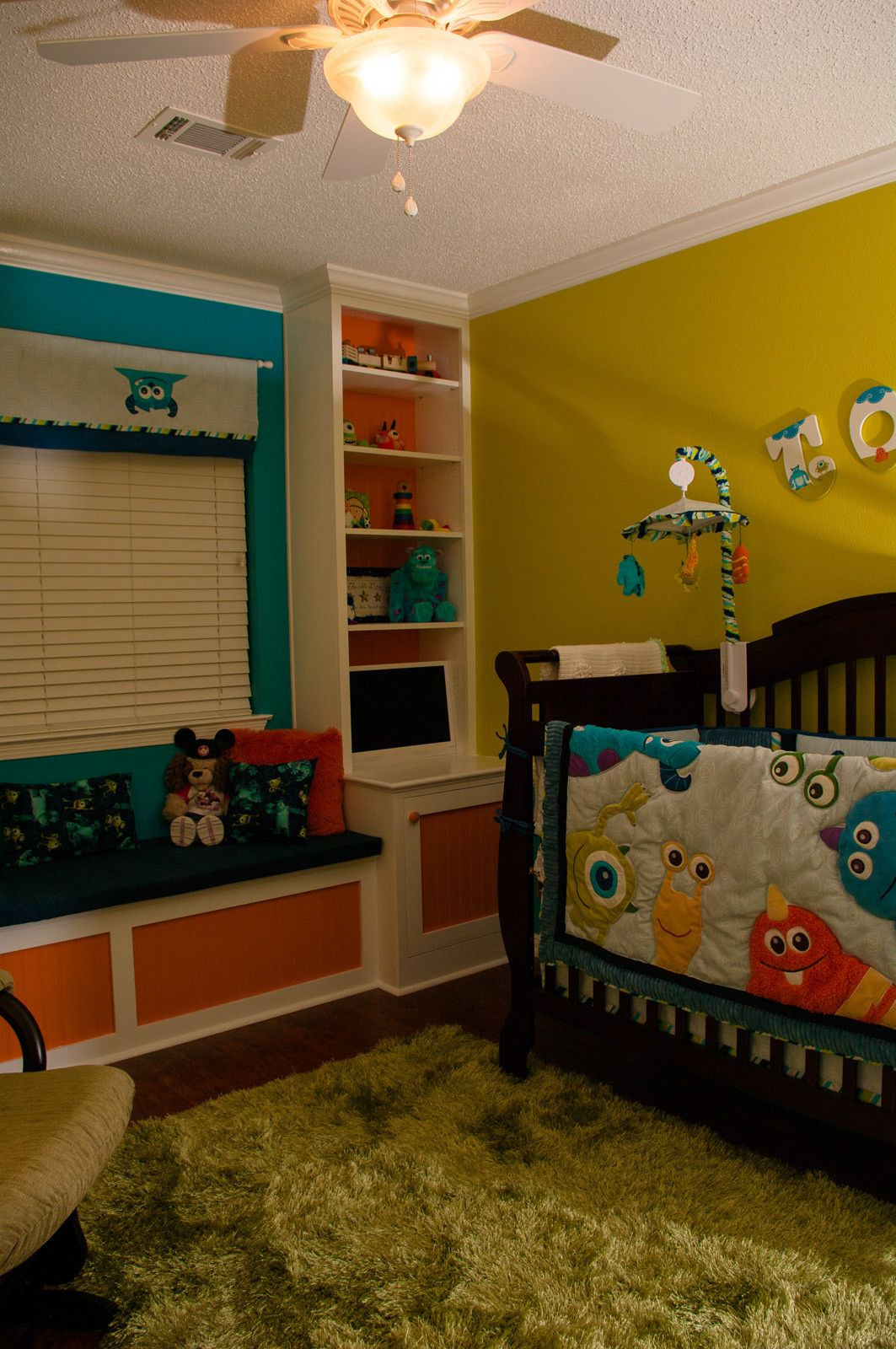 Monsters Inc Baby Decor
 Pin on Colorful and Fun baby rooms