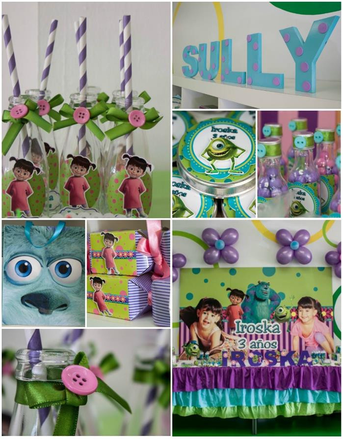 Monsters Inc Birthday Decorations
 Kara s Party Ideas Monsters Inc Birthday Party Planning