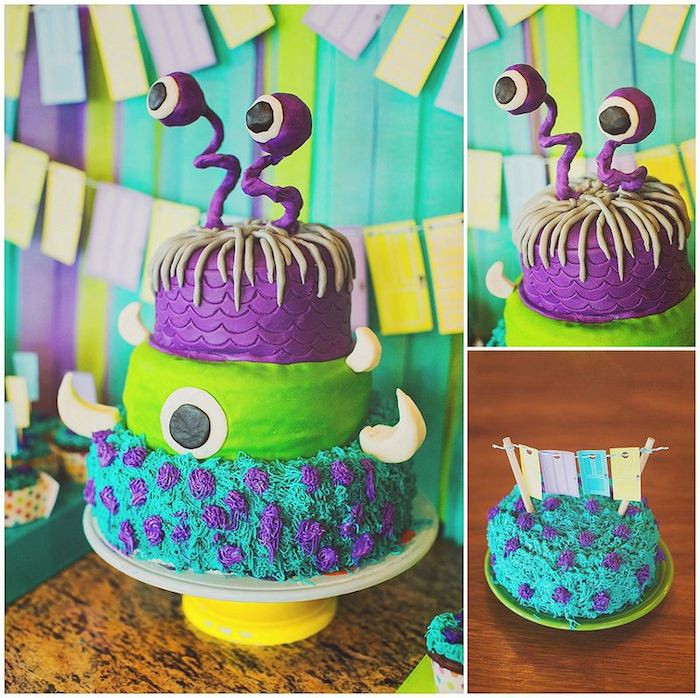 Monsters Inc Birthday Decorations
 Kara s Party Ideas Monsters Inc themed birthday party via