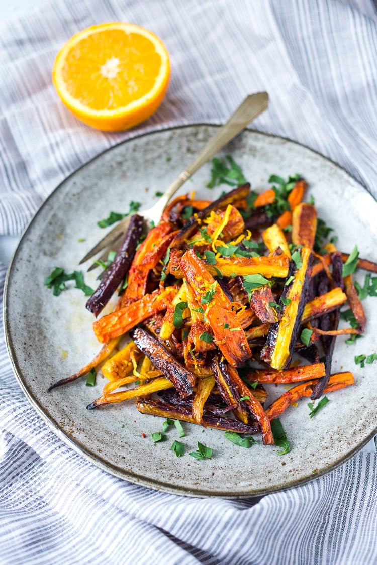 Moroccan Side Dishes
 Sweet & Spicy Roasted Moroccan Carrots