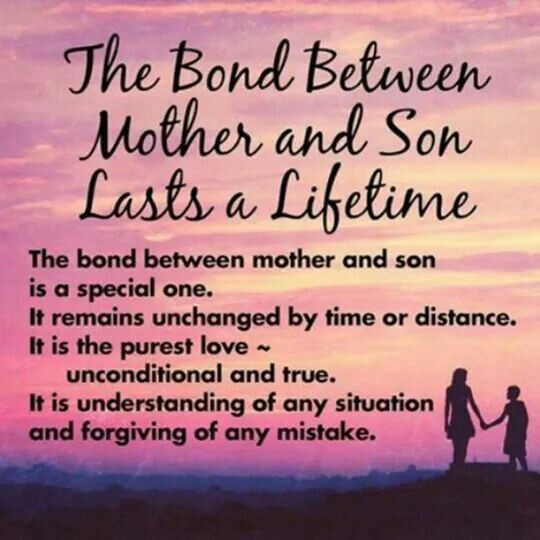 Mother And Her Children Quotes
 Bond between a mother and son With images