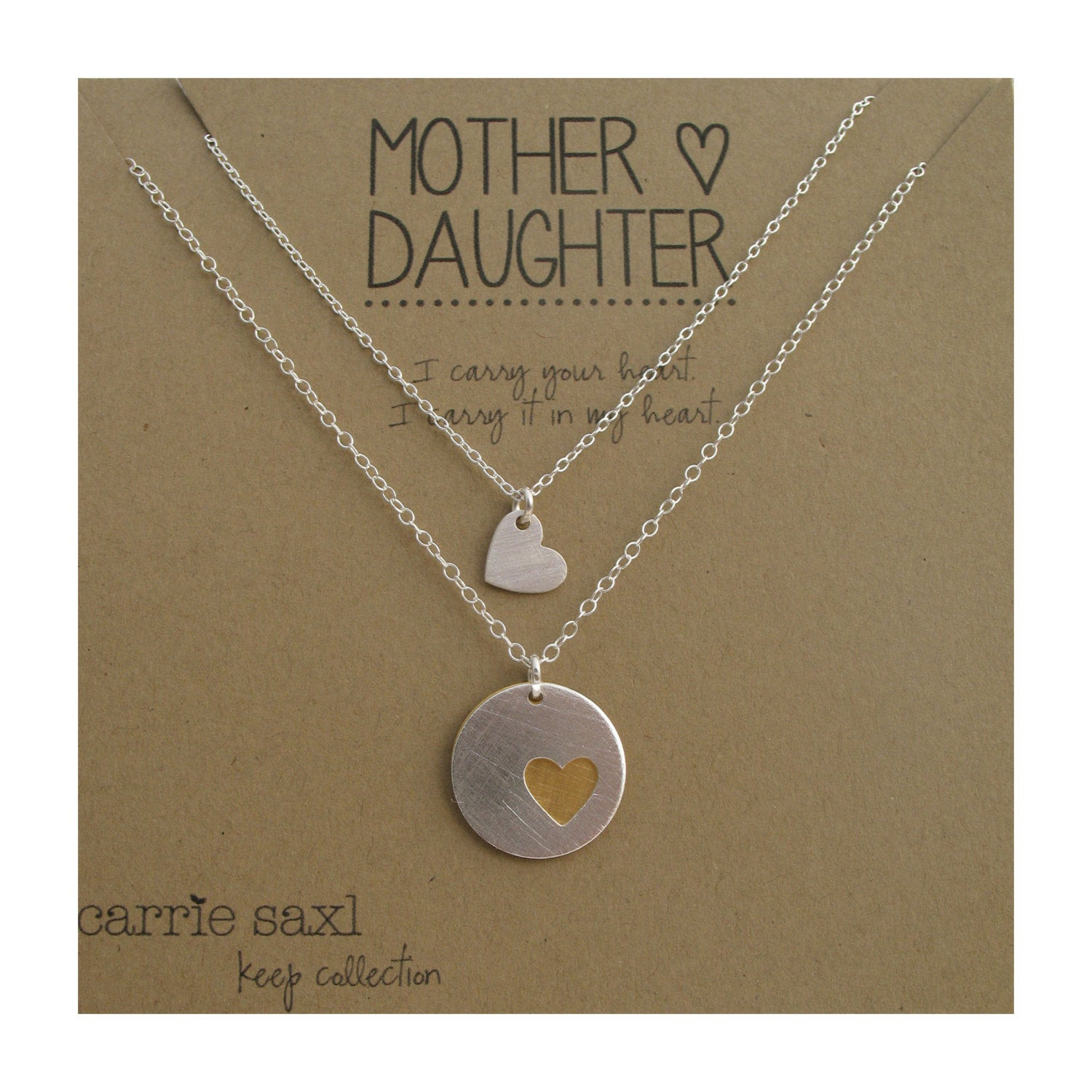 Mother Daughter Necklace Sets
 Mother Daughter Necklace Set mother necklace mom by carriesaxl