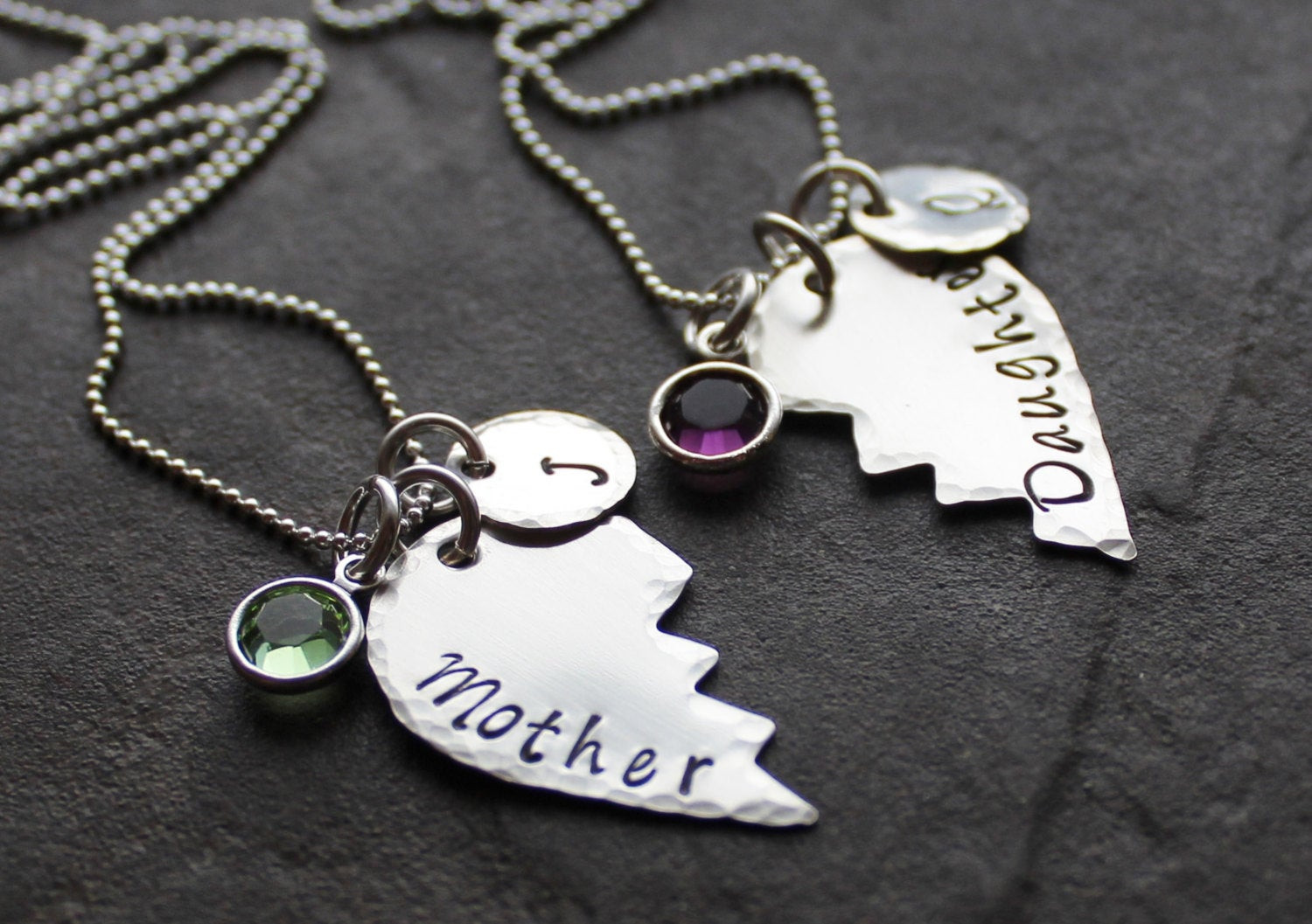 Mother Daughter Necklace Sets
 Personalized Mother Daughter Necklace Set by