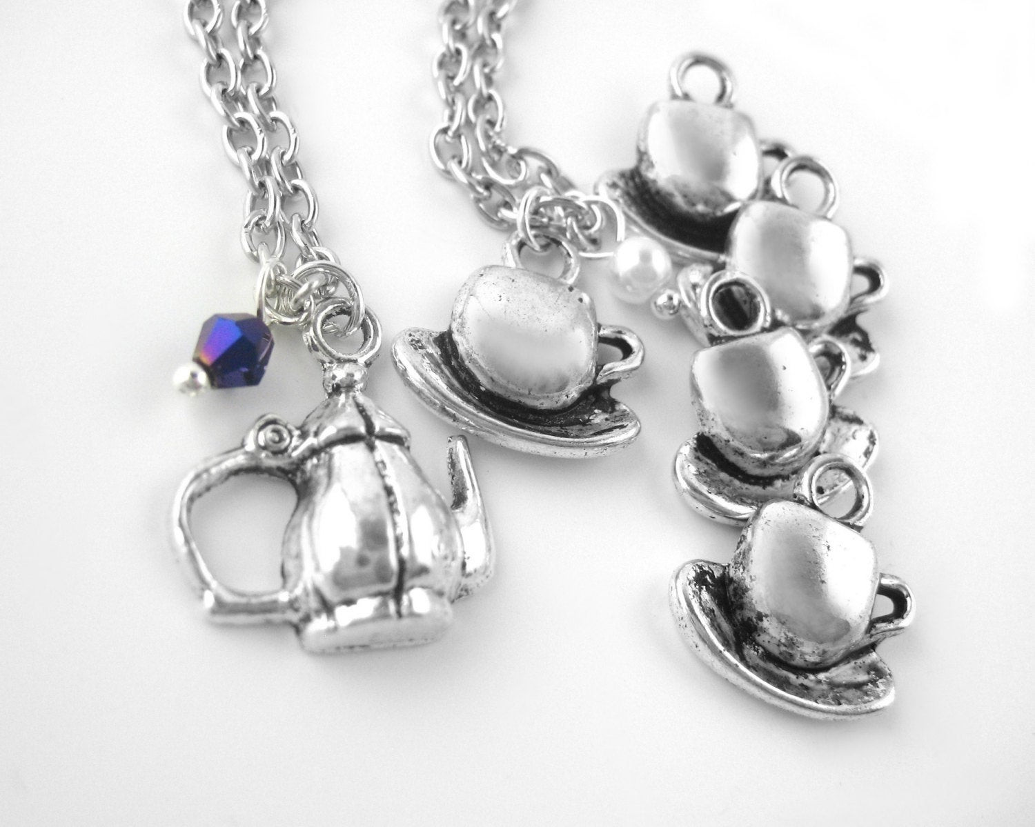 Mother Daughter Necklace Sets
 Silver Mother Daughter Necklace Sets Mom and Daughter