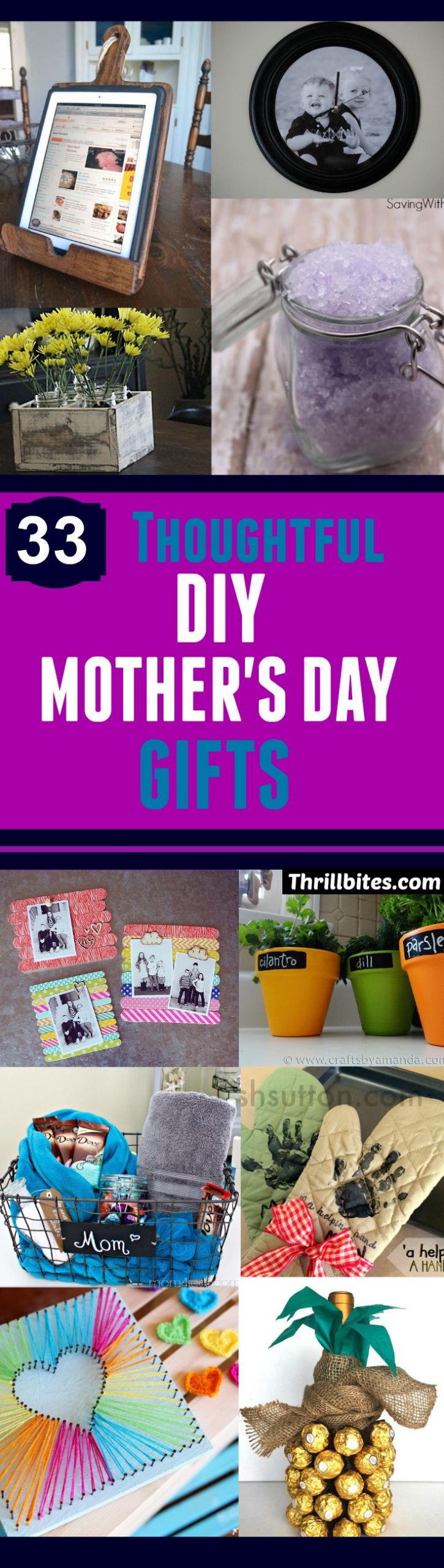 Mother Day Gift Ideas From Teenage Daughter
 33 Thoughtful DIY Mother s Day Gifts Thrillbites