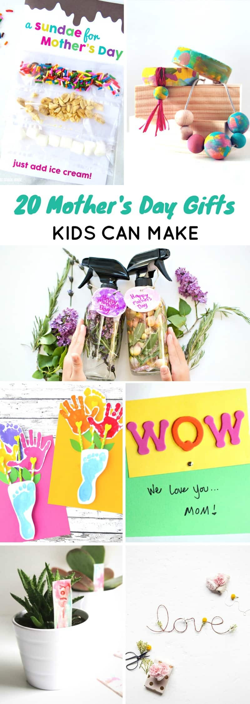 Mother Day Gifts From Kids
 20 Creative Mother s Day Gifts Kids Can Make