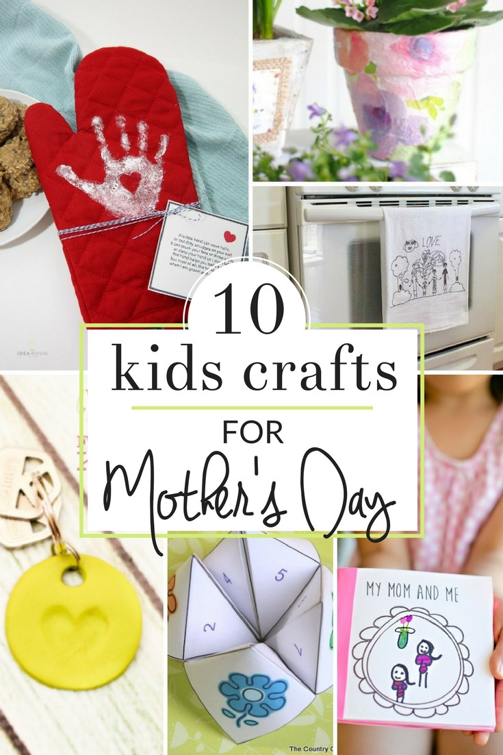 Mother Day Gifts From Kids
 Homemade Mother s Day Gifts from Kids The Crazy Craft Lady