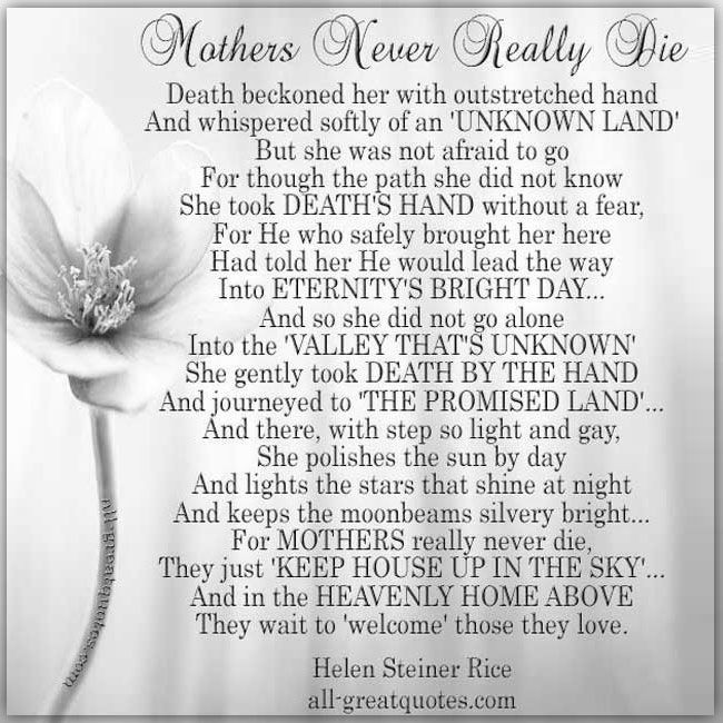 Mother Death Quotes
 4063 Best images about Our Angels In Heaven on Pinterest