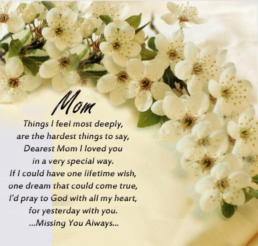 Mother Memorial Quotes
 In Loving Memory Quotes & Sayings