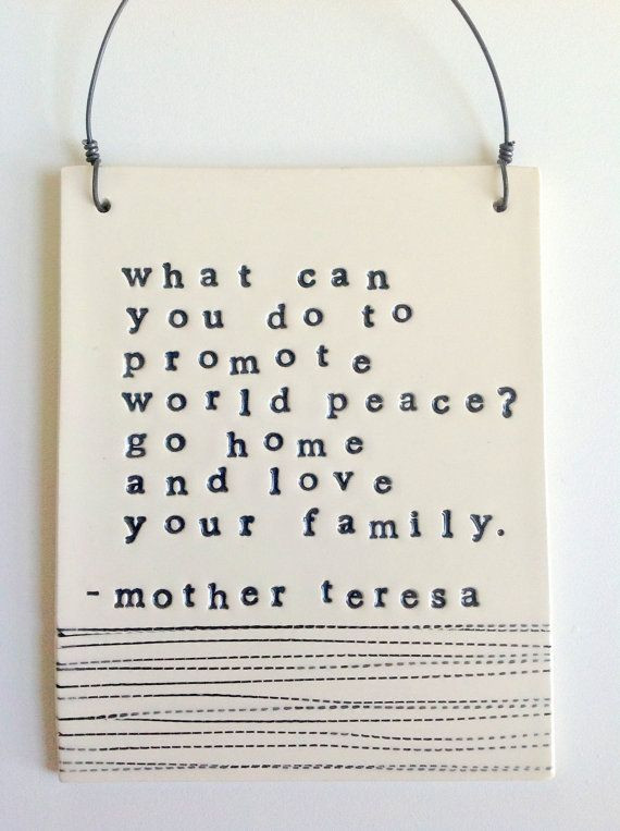 Mother Teresa Peace Quote
 Peace Mother Teresa Quotes QuotesGram