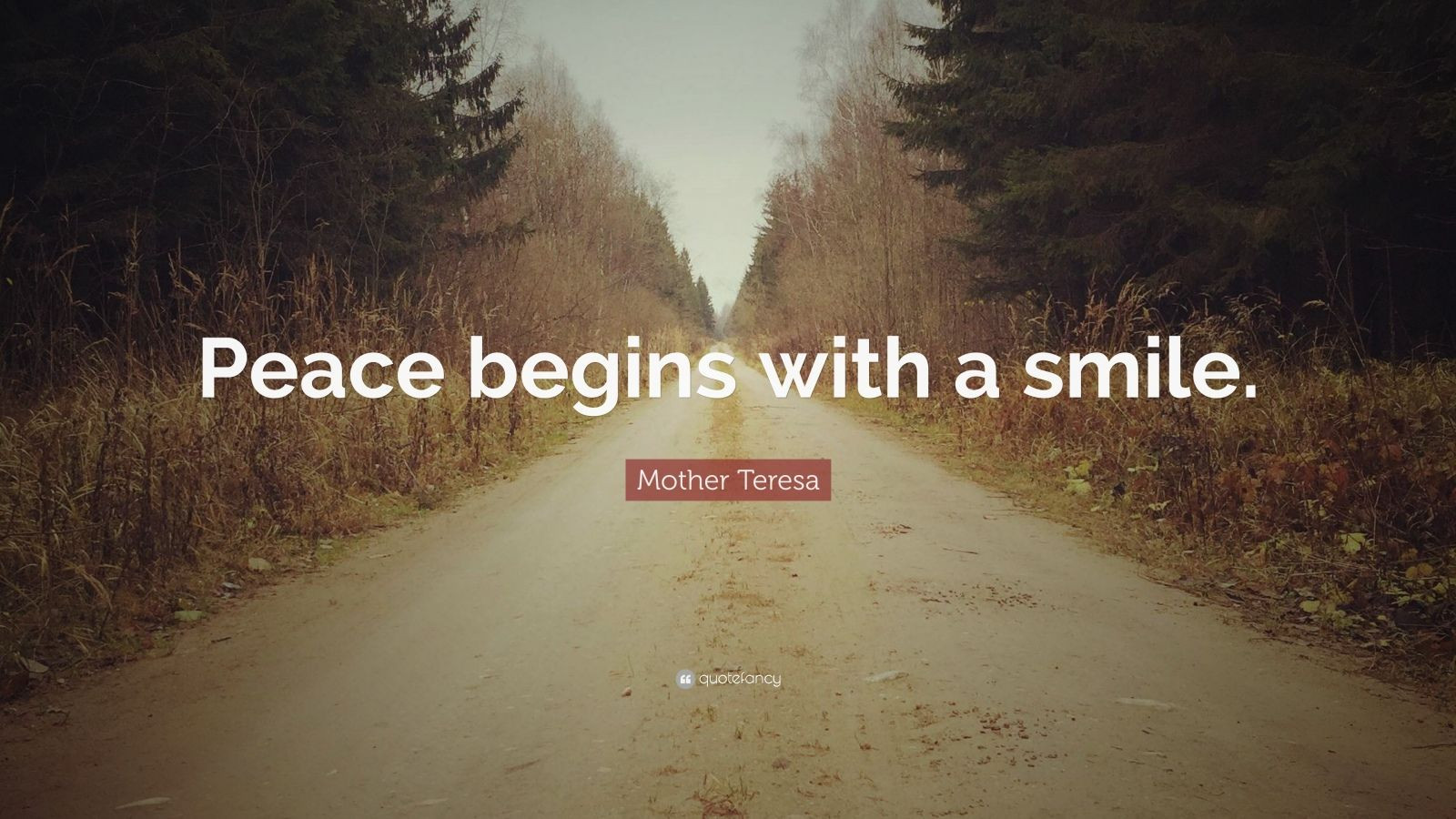 Mother Teresa Peace Quote
 Mother Teresa Quote “Peace begins with a smile ” 25