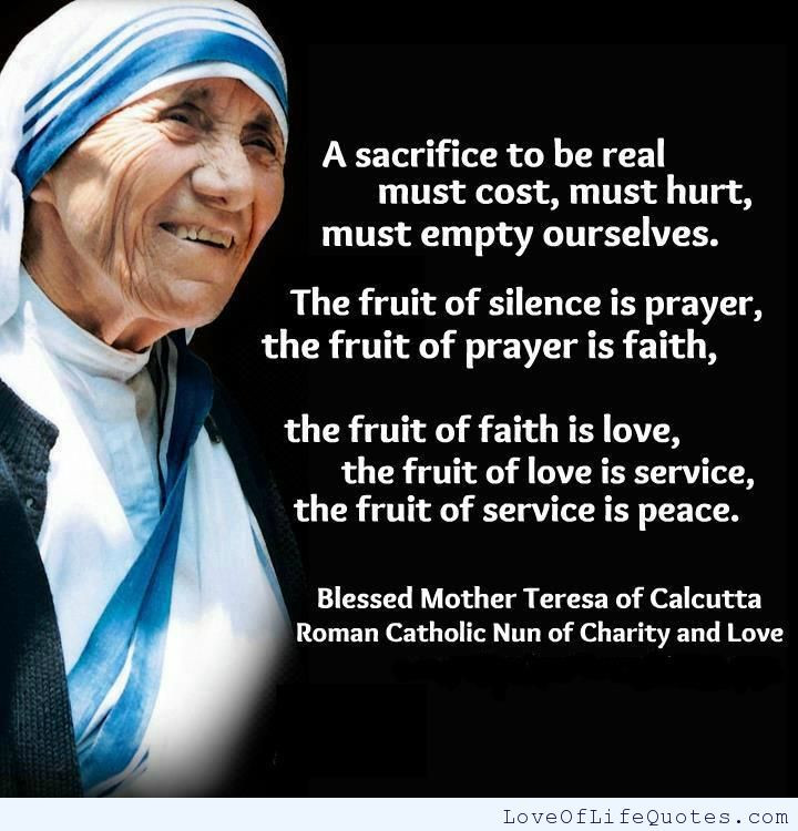 Mother Teresa Peace Quote
 Peace Mother Teresa Quotes QuotesGram