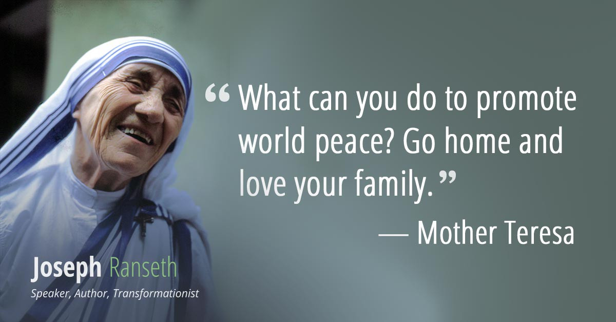 Mother Teresa Peace Quote
 15 Mother Teresa quotes to cultivate love and passion